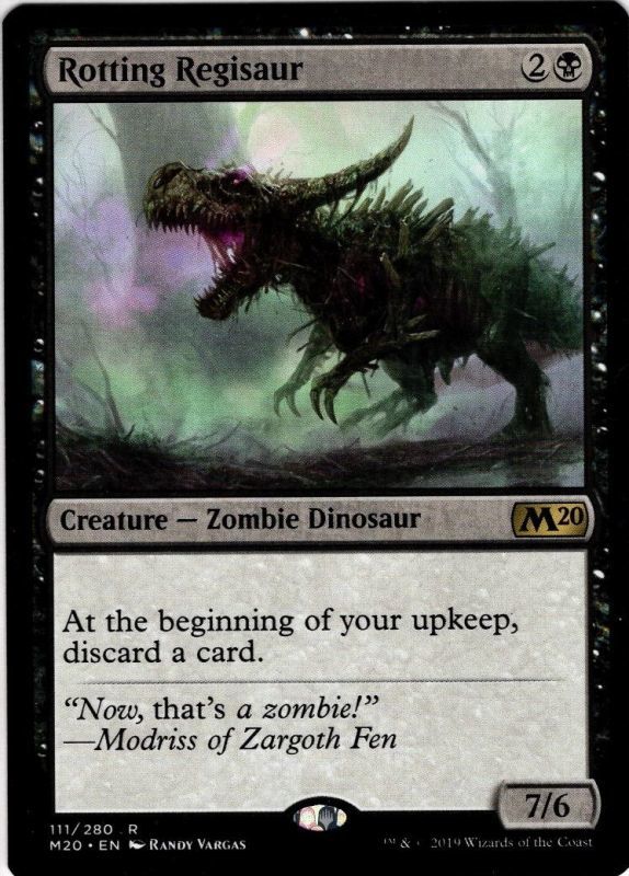 Eng 朽ちゆくレギサウルス Rotting Regisaur Mtg M20 111r マスターズスクウェア通販2号店