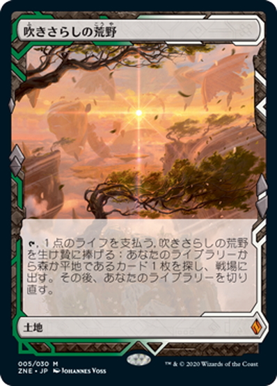 【JPN】★Foil★吹きさらしの荒野/Windswept Heath[MTG_ZNE_005M]